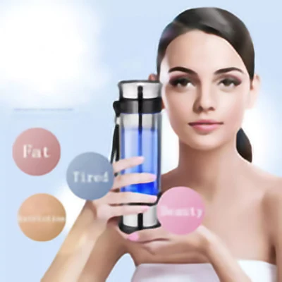 Smart Hydrogen Rich Water Generator With SPE and PEM  Hydrogen Sport Water Bottle Hot Sellers