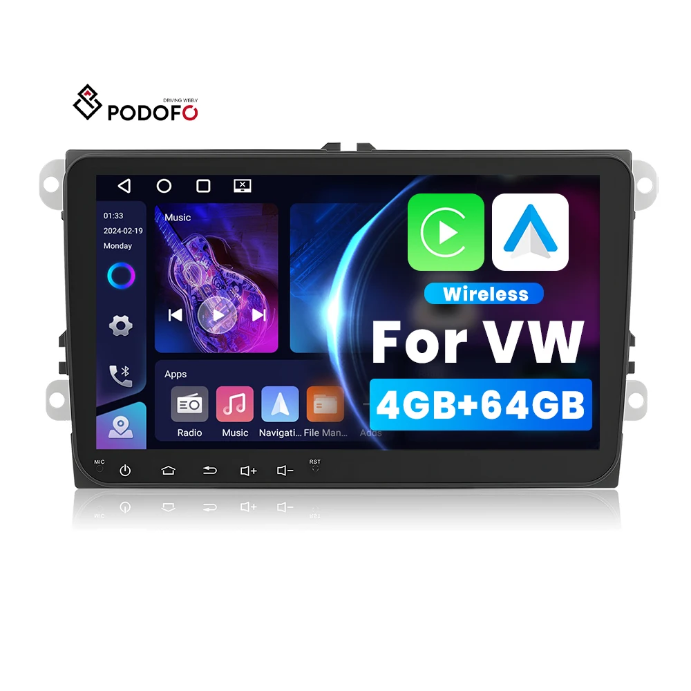 Podofo Double Din 4+64G 9