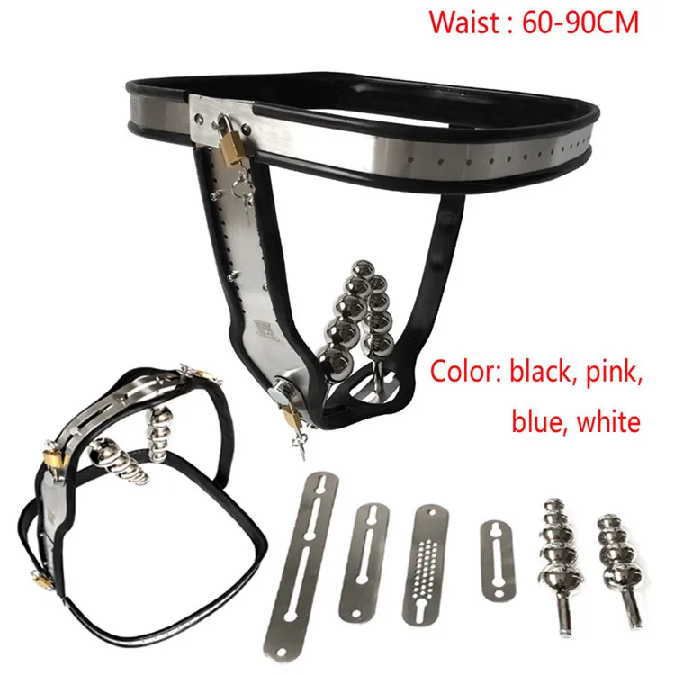 High Quality Female Chastity Belt with Dildos Anal Plug for Girls Device  Underwear Restraint Harness Bondage Gear