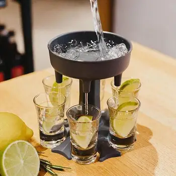 6 Shot Glass Dispenser and Holder