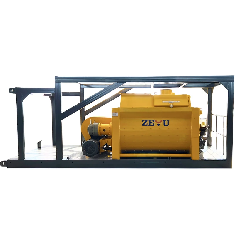 Twin Shaft and Planetary Type JS500 Concrete Mixer Machine
