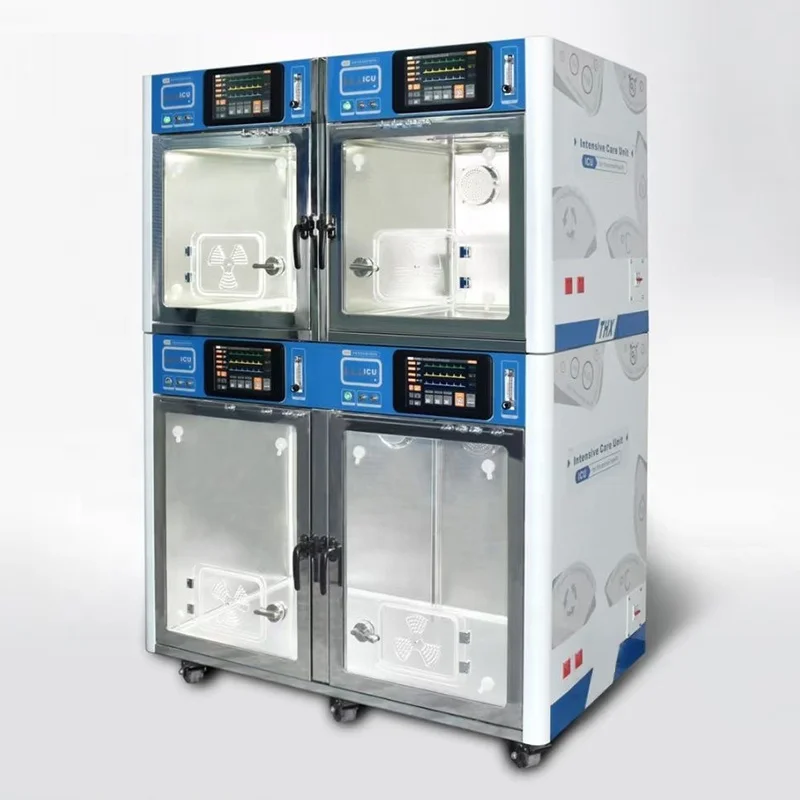 Veterinary Oxygen Therapy Icu Cage Pet Feline Stainless Steel Dog