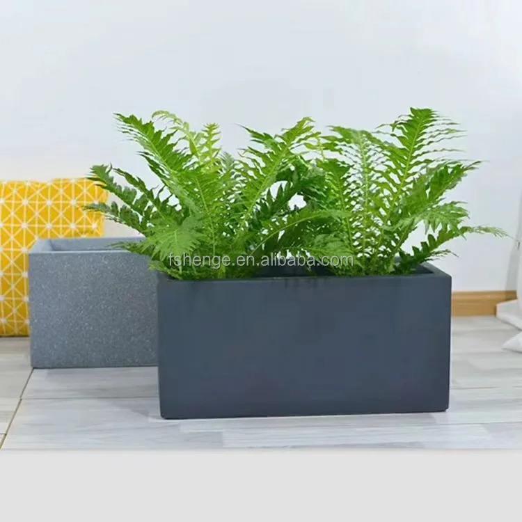 plant pots large Planter - Rustic - Black - Round main image 1
