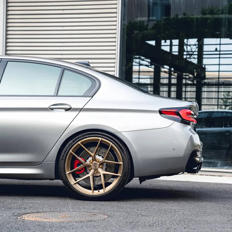 XL Monoblock Bronze Deep Dish Gold Rim Concave Custom Forged Wheel 5x114.3 5x120 5x112 Car Alloy Wheels for bmw Audi Mercedes - Image 3