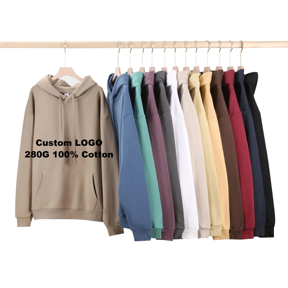 High Quality 180gsm Antishrink Oversized Cotton Heavyweight Pullover
