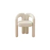 Poltrona in velluto [Diva White