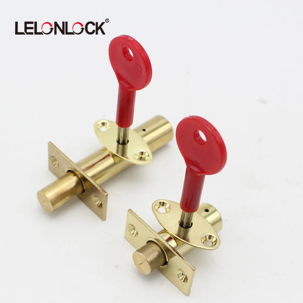 Universal Invisible Fire Pipe Lock  with Key Tube Well Lock Fire Door Escape Security Bolt Lock