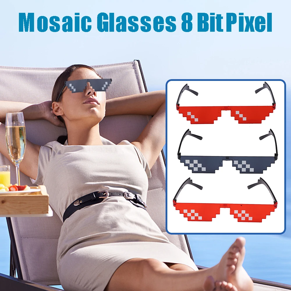 Magik Thug Life Glasses Sunglasses MLG Shades Eyewear 8 Bit Pixel Unisex  Meme Cool Mosaic Glasses Party Glasses, Multi, One size price in Saudi  Arabia | Amazon Saudi Arabia | kanbkam