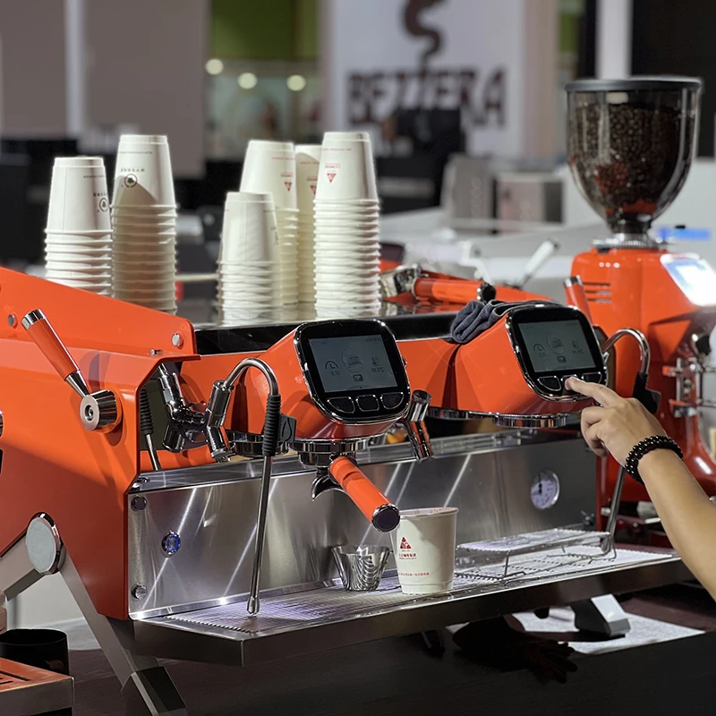 Dazheng TZ 2 Group Coffee Espresso Machine Commercial