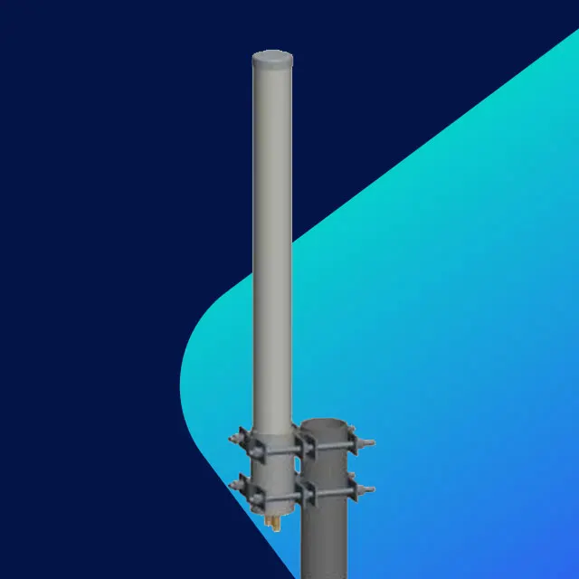 Dual N-K Connectors 360° Coverage 8dBi Gain 3800-4200MHz 5G C-Band Omnidirectional Antenna