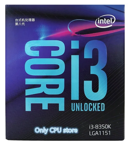 Intel Core I3-8350k CPU - 4.0ghz Dual-Core Processor