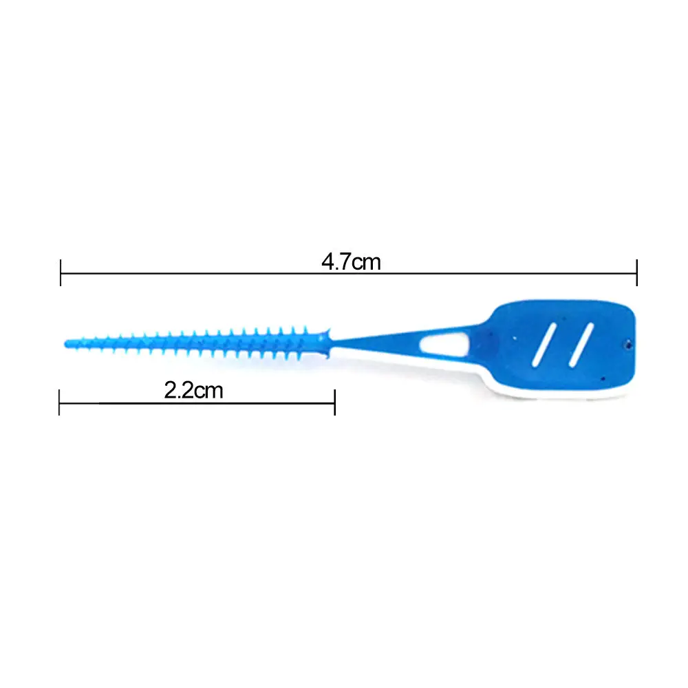 2 In 1 Soft Sticks Deep Clean Interdental Brush Dental Floss Picks ...