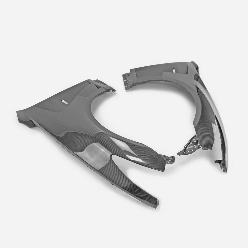 Carbon Fiber Fibre Bumper Front Fender Vents For Infiniti G37 Coupe 2