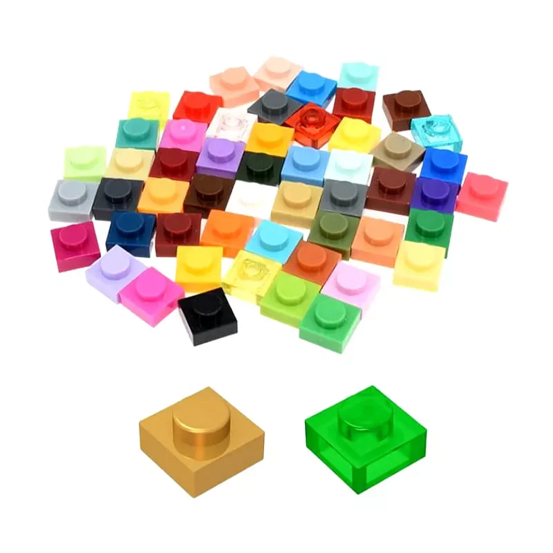 CAYI Plastic 1x1 Bloc Caramizi Technic Pixel Pictura Tipuri colorate Jucării Blocuri de construcție compatibile