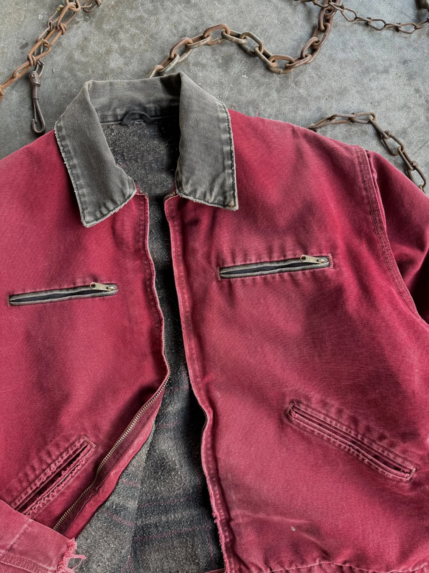 SALATI Wholesale Streetwear Custom Designer Vintage Jean Coats Winter Embroidered Patch Oversize Work Denim Jean Zip Jacket gallery 3