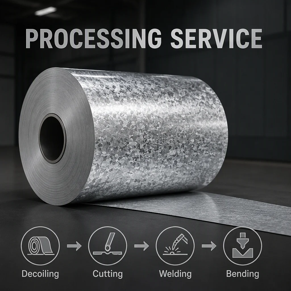 Galvanized Steel Coil Factory Stock Galvanised Steel Strip Q235 Hot Dipped Galvanized Steel Coil