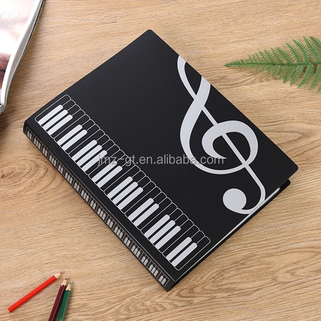 High Quality Plastic Music Sheet Folder Music Organizer With Clear 40