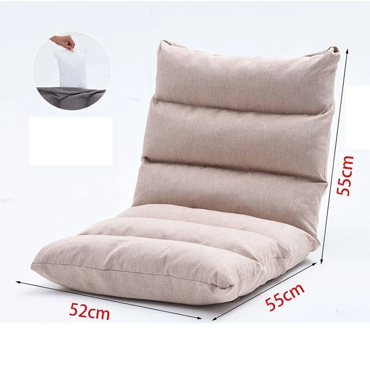 Home Lazy Foldable Lounge Chair Adjustable Backrest Sofa Chairs for Living Room