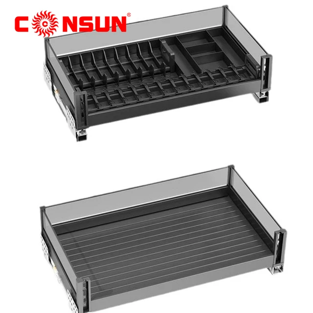 Multi-Function Kitchen Pull Out Baskets Kitchen Storage Drawers