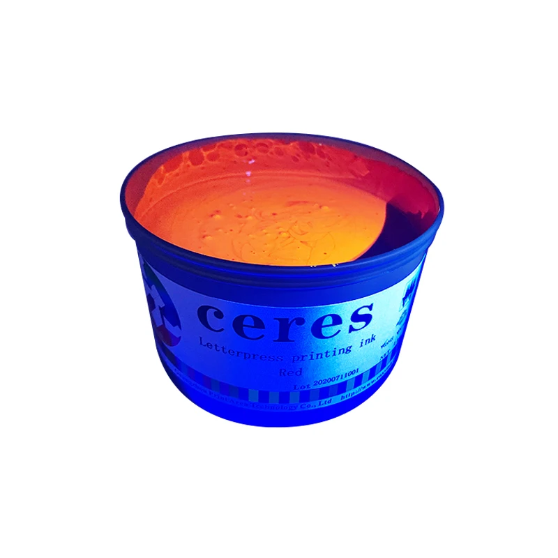 Ceres Offset Printing UV Invisible Ink,Red to Yellow,1kg/can