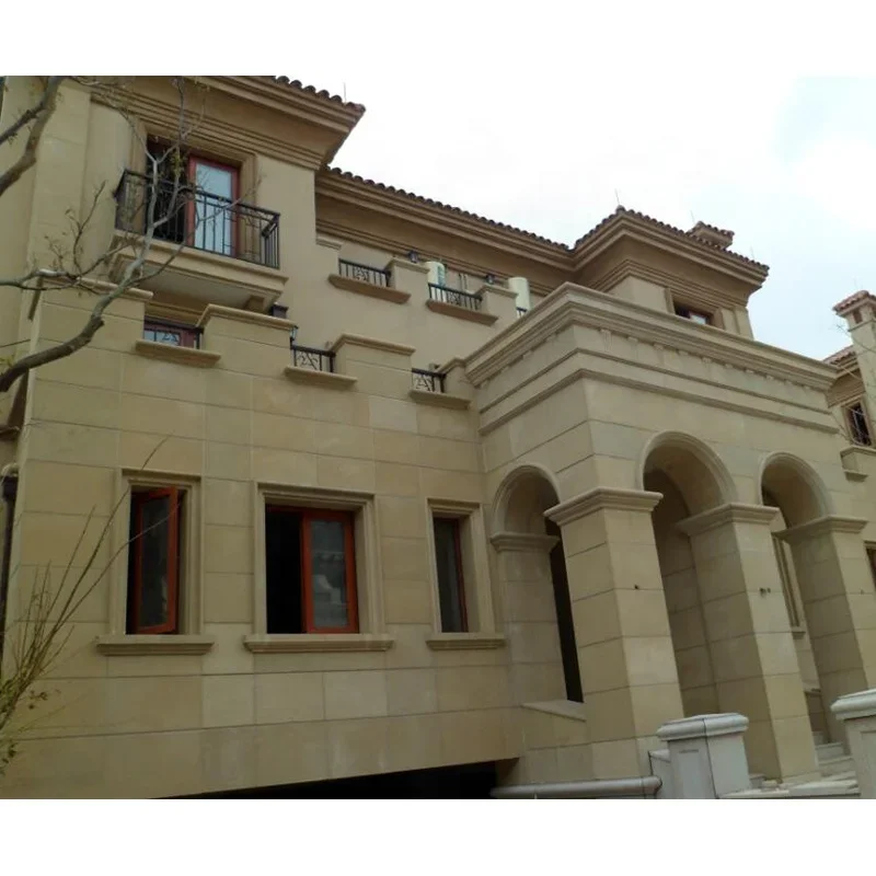 product natural yellow sandstone tiles for outdoor decorative exterior stone villa wall facing decoration-5