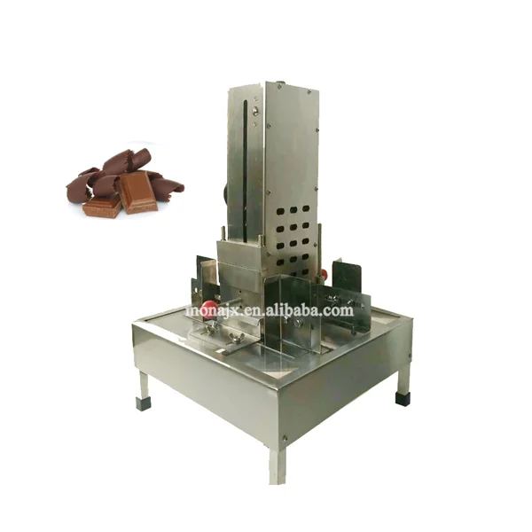 Stainless steel chocolate shaver, chocolate chip making machine