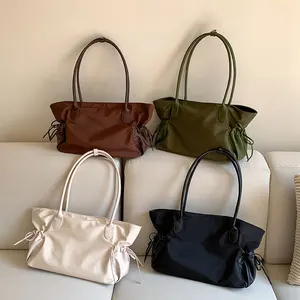 Popular Women'S Nylon Women New Trending Large Capacity Tote Bag Shoulder Shopping Bags Totebag