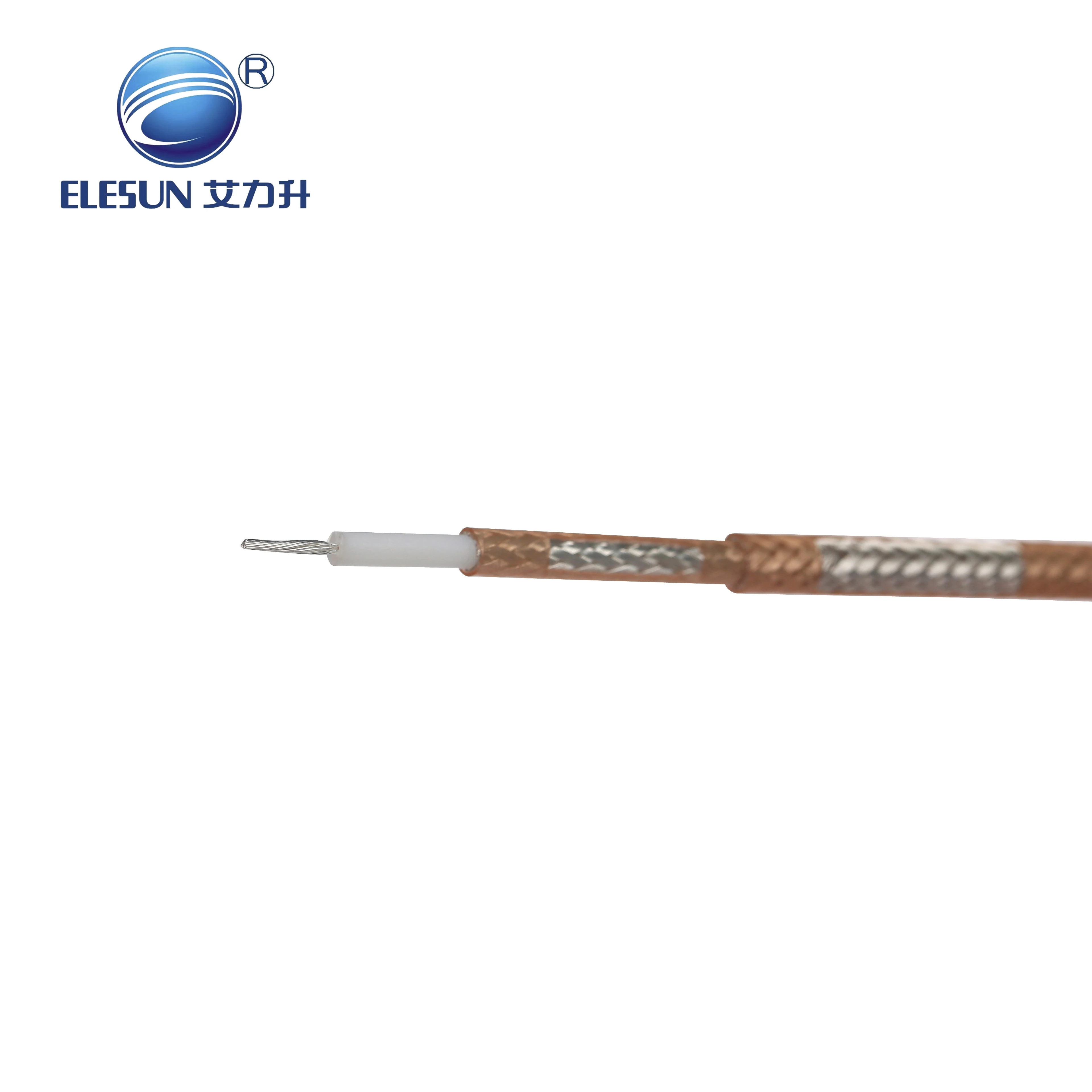 Factory high temperature PTFE insulation FEP jacket RG400 coaxial cable for communication system