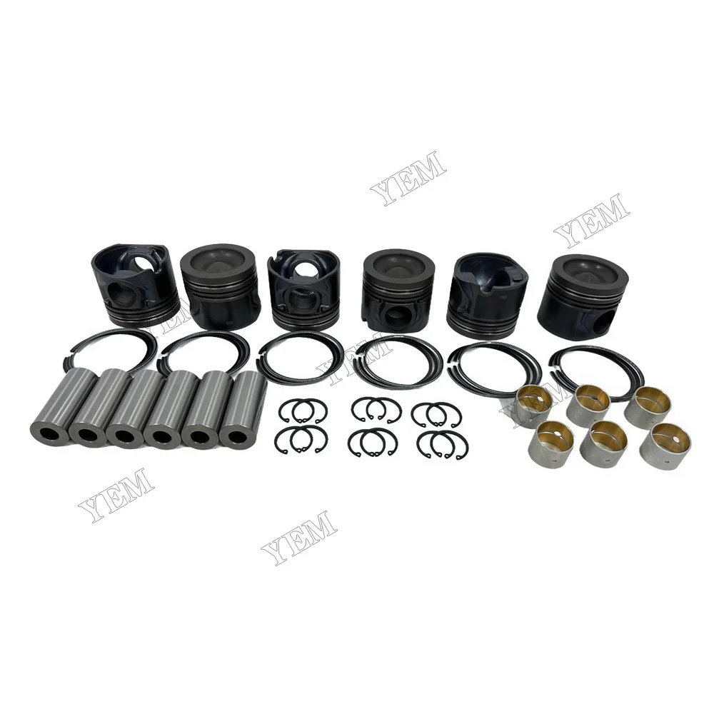 High Performance Pistons Set With Cylinder Piston Ring Suitable for Caterpillar C7 Engine Parts 4