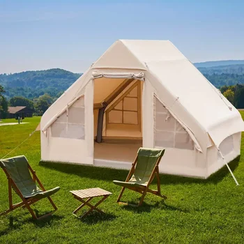 Portable Outdoor air 2-10 Person Glamping House Travel Waterproof 4 Season Family Party Inflatable Camping Tent
