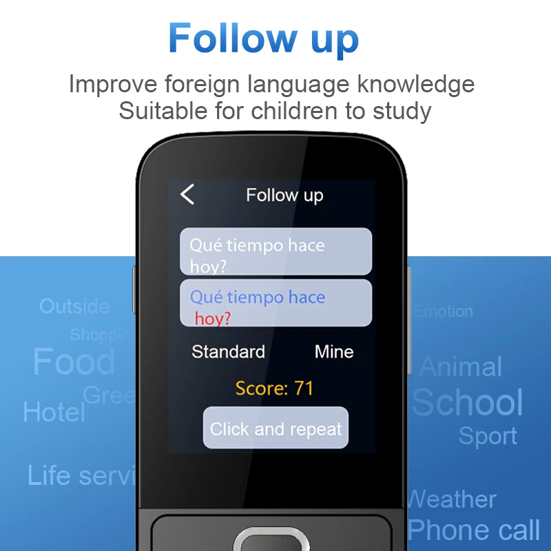 New Interpreter 137 Global Multi Languages Instant Mutual Voice AI Translation Translator Wifi Online Transcribe T10