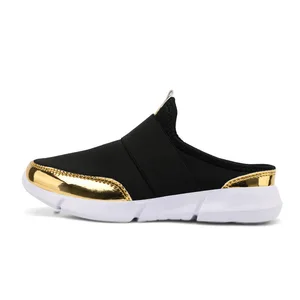 Women's Lightweight Soft Mesh Casual Half Slip-On Loafers Sandals Large Size Breathable Spring New Design Cross-Border Walking