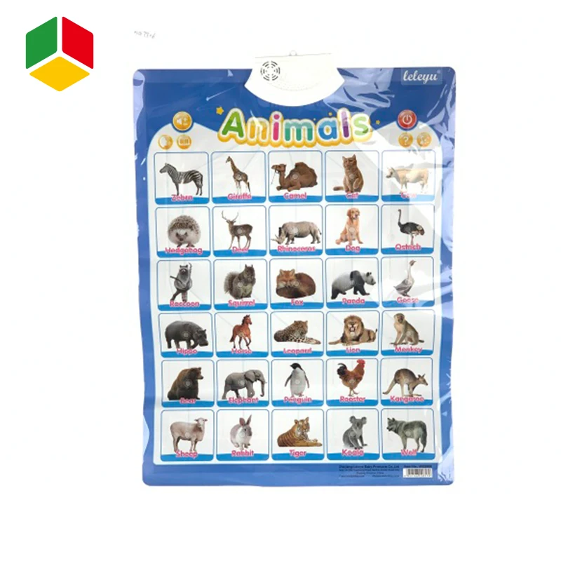 Qs Toys English Talking Chart Wall Chart For Children Education Abc ...