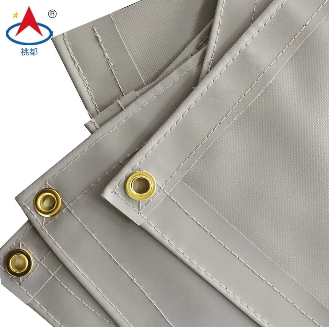 China Factory Fireproof PVC Soundproof Tarpaulin Sound Barrier Sheet for Scaffolding System Ladder & Scaffolding Parts
