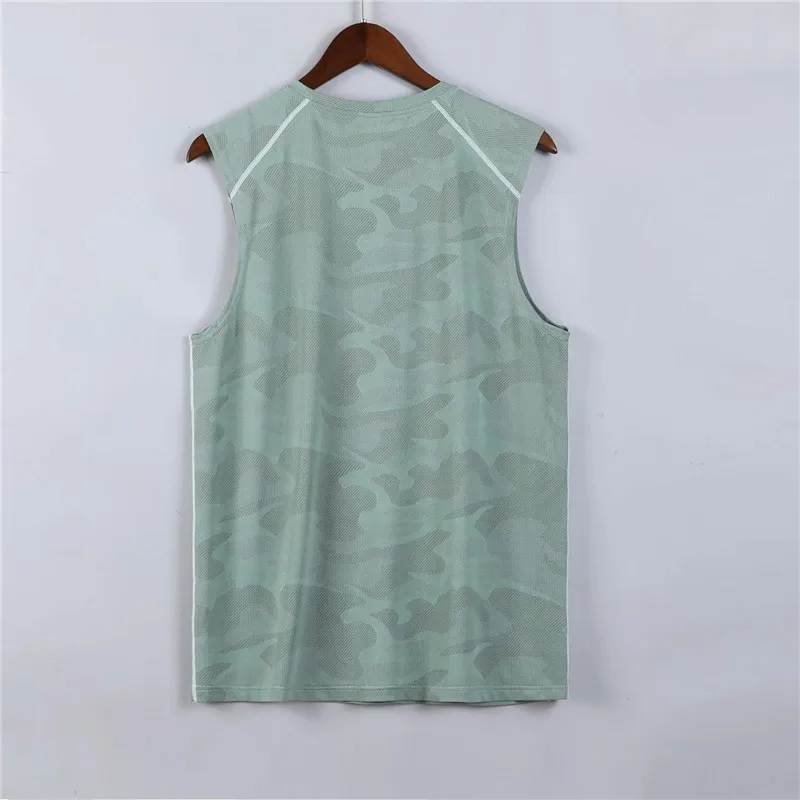 wholesale  gym sports fitness tops customized your logo men men's tank top men sportswear tops vest athletic wear
