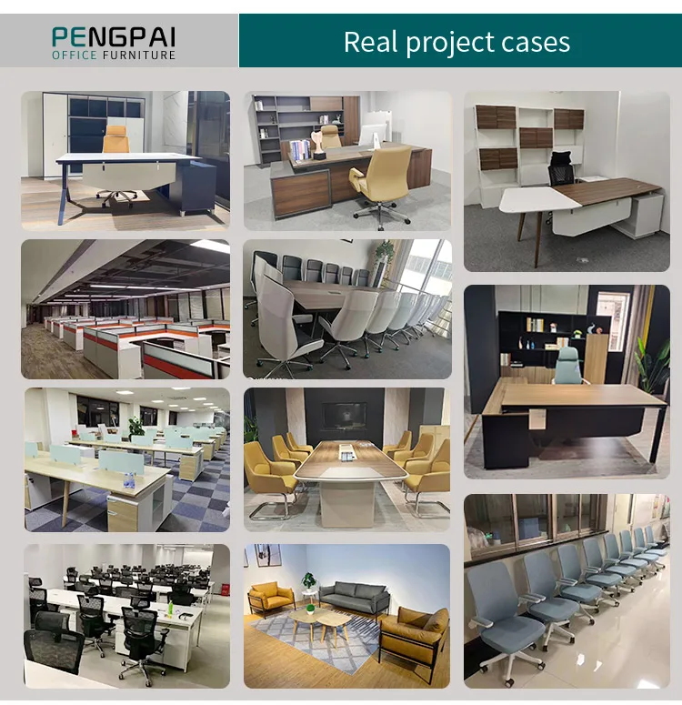 Hot Selling Custom Color Walnut Wooden Table Design Computer Office Desk