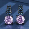 Boucles d'oreilles Roland en or noir