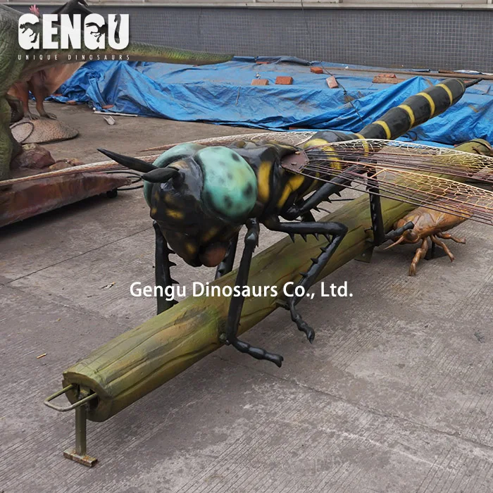 Amusement Park Large Robot Dragonfly Model for Sale