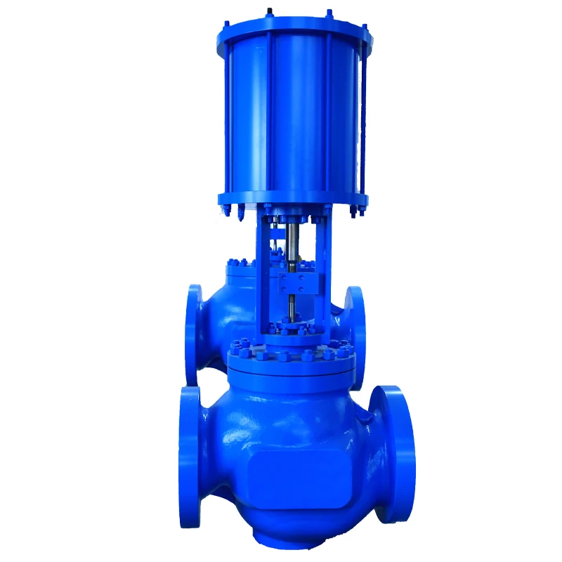 High Precision Simple Structure Pressure Control Valve Easy Maintenance Single-Seat Pneumatic Control Valve