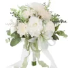 White-toned round hand bouquet