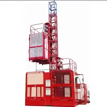 XYJJ-SC200/200 Double Cage Unparalleled Price Provided Construction lifter elevator for passenger and material