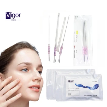 Vigor wholesale price hilos pdo lifting lift korea L W Nano Needle 19g 21g for Eye and Neck Beauty other beauty & personal