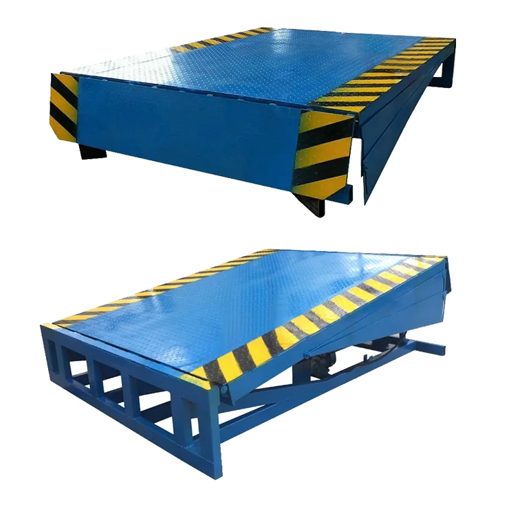 Warehouse Stationary Hydraulic Container Loading Ramp Adjustable Dock Leveler