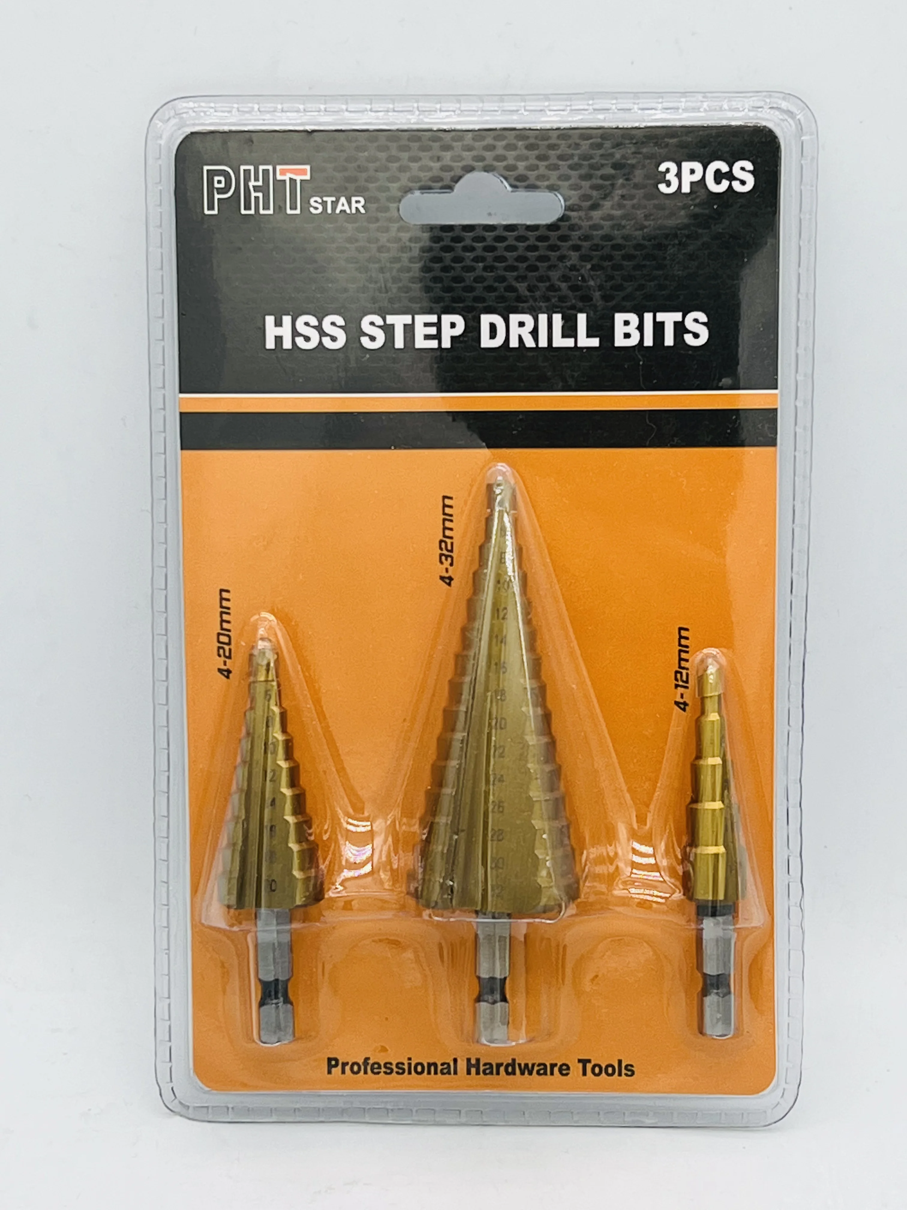 Hss Step Cone Drill Bit Hole Cutter 