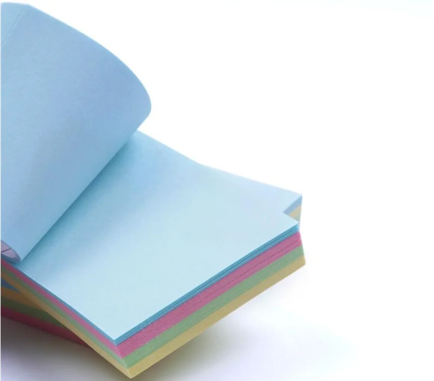 Заводская распродажа канцелярские товары цветные 50 листов на блокнот самоклеящиеся блокноты стикеры для заметок