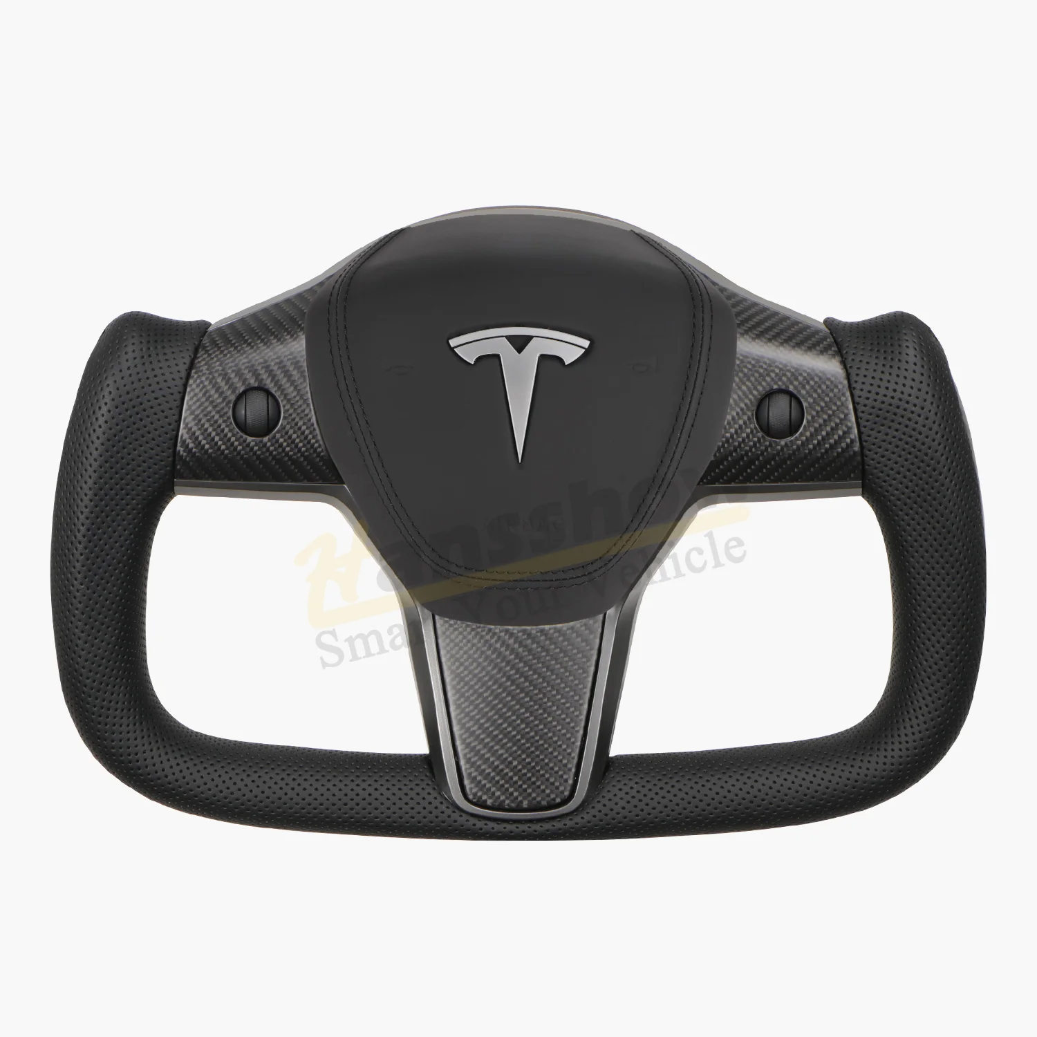 Model 3 Sr+ Model Y Yoke Heated Steering Wheel Retrofit For 2020 2021