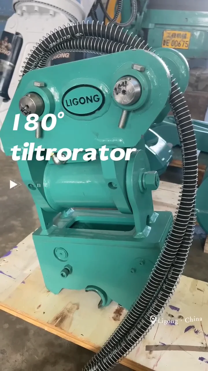 Rotating Tilt Hitch Tilting Quick Hitch Tilt Rotator For 110 Ton