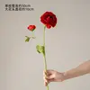 Large Red Two-Headed Dew Lotus Single Branch