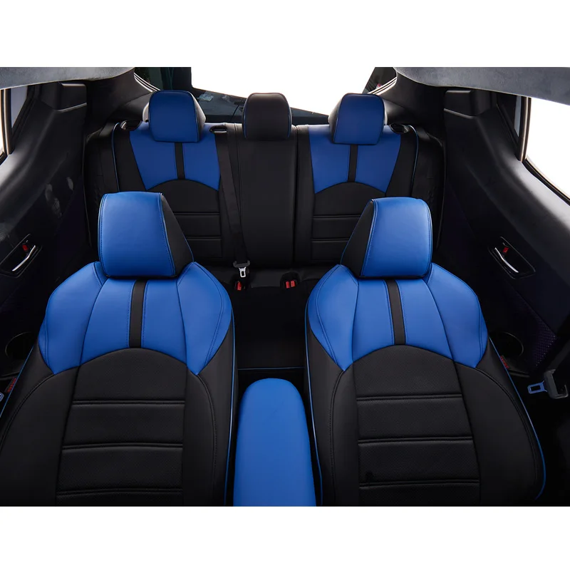 EKR Waterproof Four Seasons Custom Car Seat Covers Wholesale Full Set Luxury Leather Car Seats Cover for Toyota CHR
