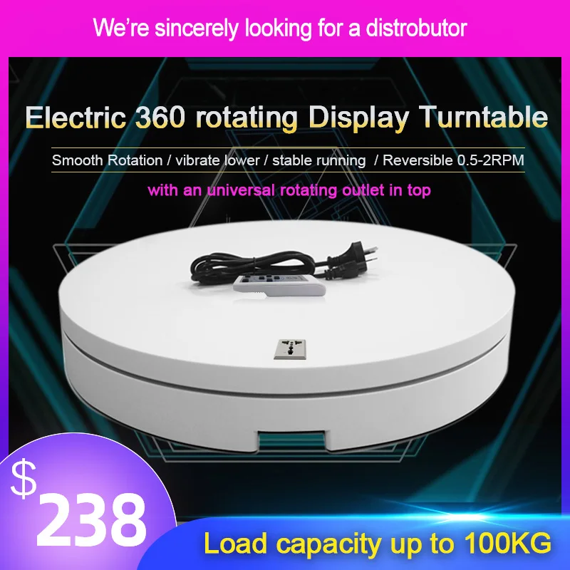 turntable-bkl 60cm 360 turntable remote control